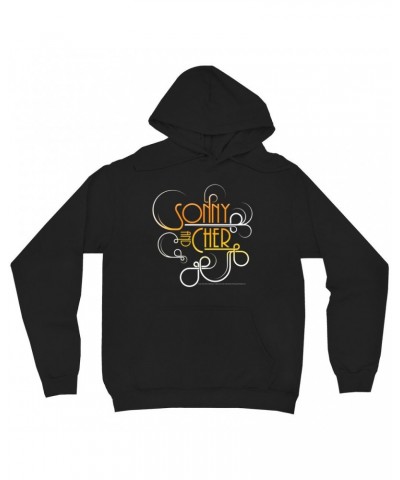 Sonny & Cher Hoodie | Mod TV Retro Logo Hoodie $8.96 Sweatshirts