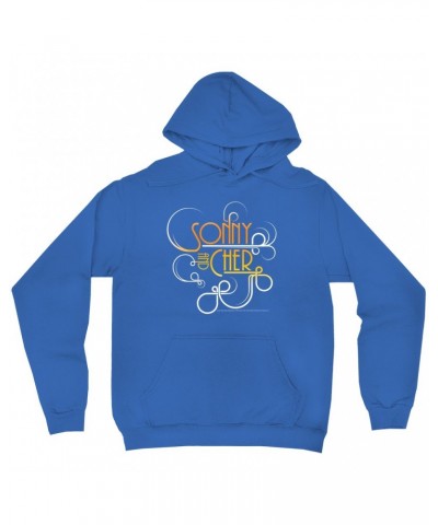 Sonny & Cher Hoodie | Mod TV Retro Logo Hoodie $8.96 Sweatshirts